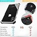 MATEPROX Compatible with iPhone Xs Max Case Clear Hybrid TPU Hard Cover with Thin Shockproof Bumper Protective Case for iPhone Xs Max 6.5'' (Black)