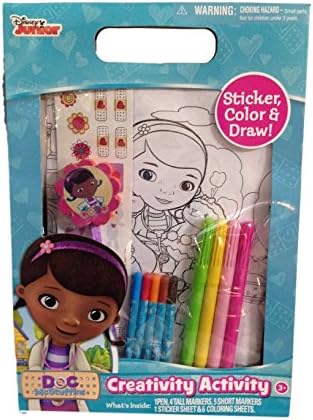 Doc McStuffins Sticker Color Draw Activity Craft Set