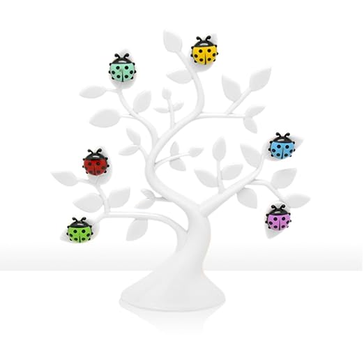 Imanes para nevera, shellvcase Lucky árbol mariposa & mariquita ...