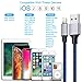 DABUSTAR Nylon Braided Lightning Cable Fast Charging High Speed Data Sync Cord