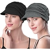 Soft Bamboo Baseball Cap for Chemo Women