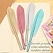 Unique Rollerball Pen, VESNIBA 4PCS New Cute Wing Feather Ballpoint Ink Pens Gel Pens Creative Stationery Student Gift (A-4PCS Wing Feather)