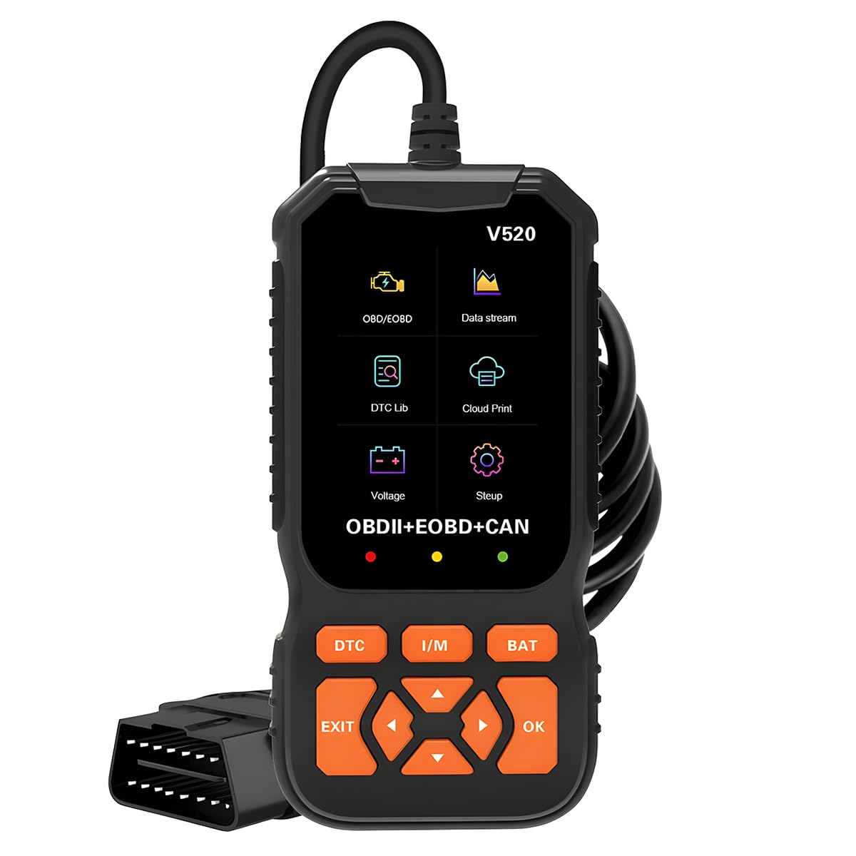 Photo 1 of Osilly Professional OBD2 Car Scanner Diagnostic Tool, Enhanced V520 Vehicle OBDII/EOBD Check Engine with Read/Erase Fault Code, Auto Code Reader Scanner, Universal for Cars After 1996