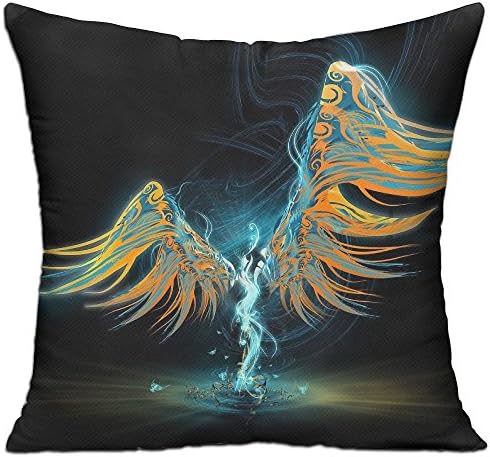 Angel Wings Light Fashion Decorative Throw Pillow Deluxe Pillows 18" X 18"