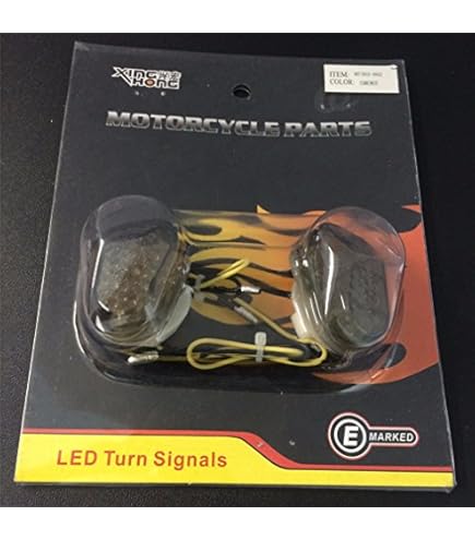 ライトニング Amazon.com: Three T FSFY Front Rear Turn Signals Indicator Light