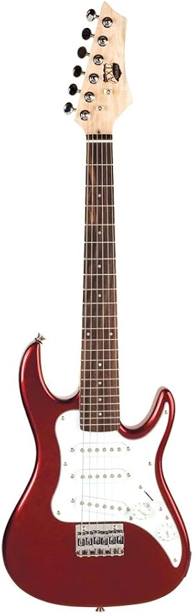 Axl Electric Guitar - Amazon Com Axl Headliner Series Electric Guitar 1 2 Sized Red Musical Instruments