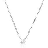 Tasiso Diamond Necklaces for Women Dainty CZ Leaf Necklace 14k Gold Plated Flower Necklace Simple Diamond Choker Necklaces for Women Trendy Prom Jewelry Gifts