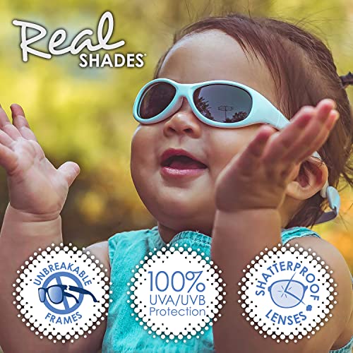 REAL SHADES Unbreakable Kids Sunglasses 100 UV Protection and
