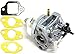 Honda Carburetor 16100-Z0L-853 and Gasket Set: (2) 16221-883-800, (1) 16212-ZL8-000, (1) 16228-ZL8-000 primary