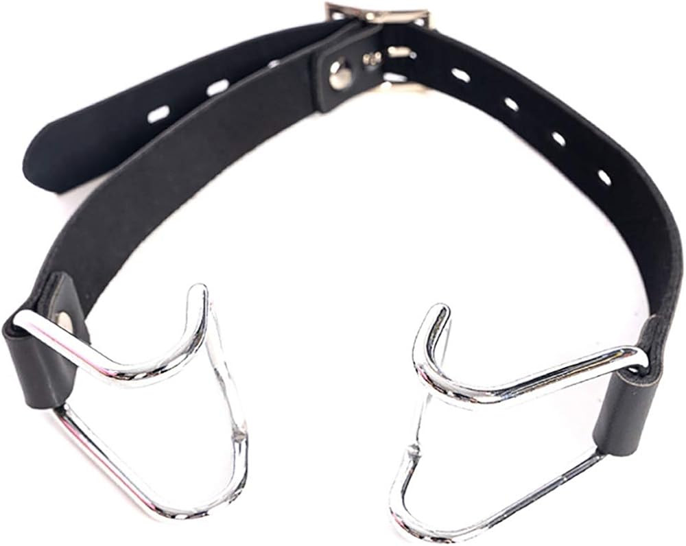 Women's Cosplay Mouth Holder Black Leather Amazon.co.uk Clothing