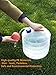 AMPPHY Foldable Water Container Portable Bottles Collapsible Water Jug Shower Bags Car Water Bag for Picnic Hiking Camping Travel Seaside Fishing, 0.8/1.3/2.6/4.0 Gallons Water Storage (3L)