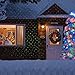 BAXIA TECHNOLOGY Waterproof Garden Laser Christmas Light - Red and Green Star Projector Show for Outdoor, Home, Landscape, Holiday and Party Lighting