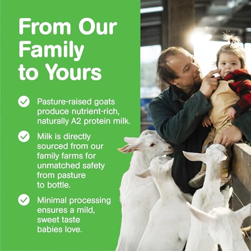 Capricare Whole Goat Milk Powder Baby Formula Stage 2 – Nutritional Baby Essentials, No Added Palm Oil, Soybean Oil, GMOs, Glucose, Refined Sugars, Corn Maltodextrin – 6 Months & Above, 800g
