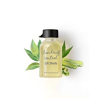 Brillare Dandruff Control Booster Oil Shots (8 Shots in one box) For Rough, Dandruff Prone Hair | 100% Natural Hair Oil | Tea Tree Oil | Neem Oil | Celery Oil | 100% Vegan | No Harmful Chemicals