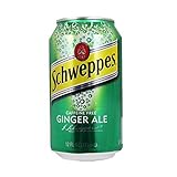 Schweppes Ginger Ale Soda Caffeine Free 12 Oz. Cans 24/CS