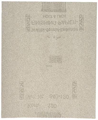 kwb Sandpaper Sheet 230X280 Mm Made Of Corundum and High-Grade Corundum With Grit Size 120, High-Quality Gluing and Reinforced Paper Backing for Medium-Fine Sanding Of Wood and Lacquer for Finishing