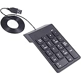 Numeric Keypad,USB Numeric Keypad,Kadaon USB 18 Key Number Numeric Keypad Keyboard for Laptop/Notebook PC Computer