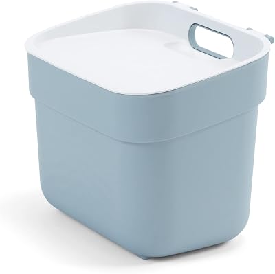 Curver 5L Ready to Collect Recycled Kitchen Bin Smoked Grey Lid