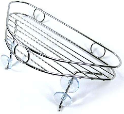 Triangle Steel Wire Sink Shelf Kitchen Sponge Holder Dish Wash Detergent Rack