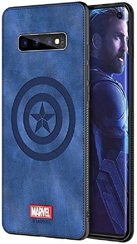 Original Coque Marvel Thor Phone Case for Samsung Galaxy S10e Captain America Fabric Shockproof Back Cover for Galaxy S10 Plus (3, S10 Plus)