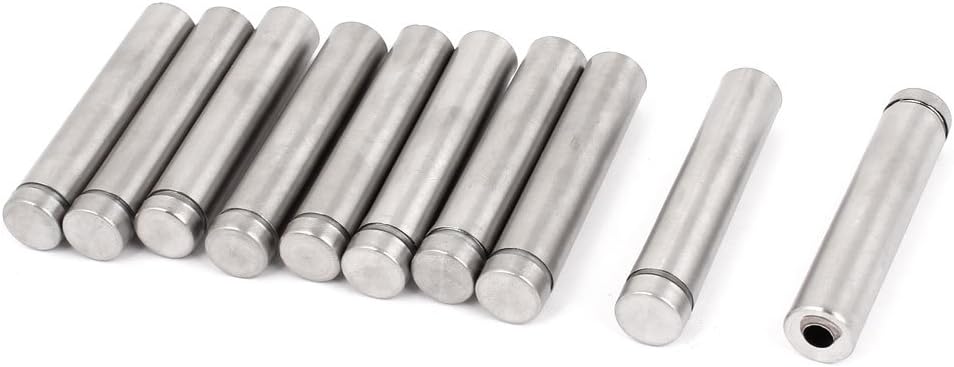0.5inch x 2.4inch 12x60mm Stainless Steel Advertising Nail Screw 10pcs