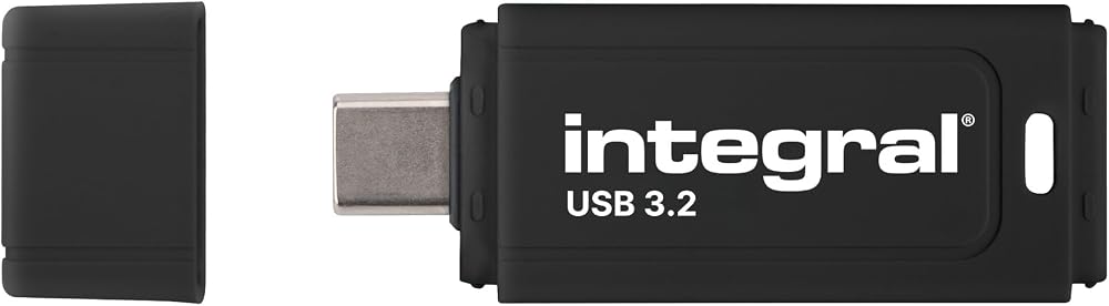 Integral USB-C 64GB Flash Drive USB 3.2 Gen 1 Read 150MB/s