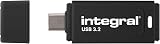 Integral USB-C 64GB Flash Drive USB 3.2 Gen 1 Read 150MB/s