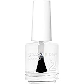 Dazzle Dry Base Coat, Step 2 &ndash; Clear Non-Toxic Nail Polish (0.5 fl oz) | Step 2 of the Dazzle Dry 4-Step System &middot; Flexible Polyurethane Formula &middot; A Fast-Drying Clear Coat &middot; Non-Toxic
