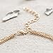 Edary Layered Necklaces Gold Jewelry with Fashion Evil Eye Cross Feather Pendants for Women and Girls (Blue Evil Eye)