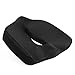 Seat Cushion with Ergonomic Memory Foam and Breathable Mesh Cover for Coccyx Tailbone Sciatica Orthopedic Lumbar Back Support Pain Relief
