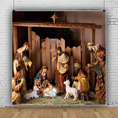 Christmas Manger Scene Backdrop on Galleon Philippines
