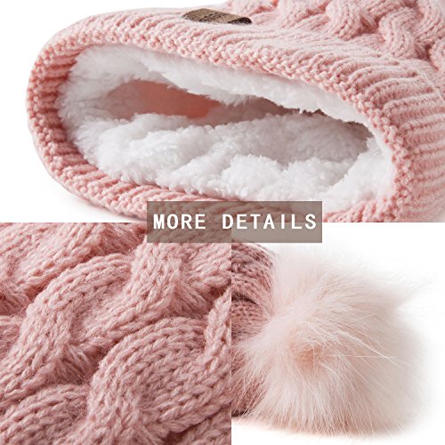 image for REDESS Kids Winter Warm Fleece Lined Hat, Baby Toddler Children's Bean