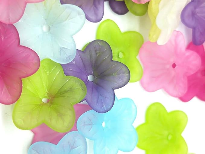 Amazon Co Jp アクリル ビーズ 花びら リーフ アクセサリー パーツ アクリル 花びらb ホビー 通販
