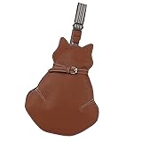 Leather Kitty Chest Bag for Women,Fashion Cat