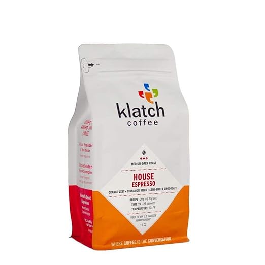 Klatch Coffee "Klatch House Espresso" Medium Roasted Whole