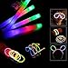Glow Sticks and Foam Sticks Combo Pack - 30pcs Glowsticks and 12pcs Light-up Foam Sticks Include, Glow in the Dark Party Pack for Party, Festivals, Raves, Birthday by Blu7ive