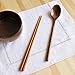 XDOBO Wooden Chopsticks and Spoon Sets, 4 Sets (Brown)