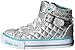 Skechers Kids Shuffles Sweetheart Sole Toddler (Toddler),Silver,8 M US Toddler