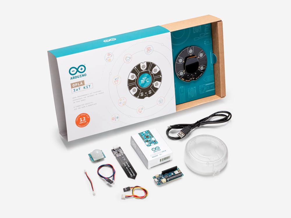 Arduino OPLA IoT Kit [AKX00026] - All-in-One Internet of Things Learning Platform for Makers, Developers & Hobbyists | Includes Sensors, Modules & Tutorials for Easy IoT Projects