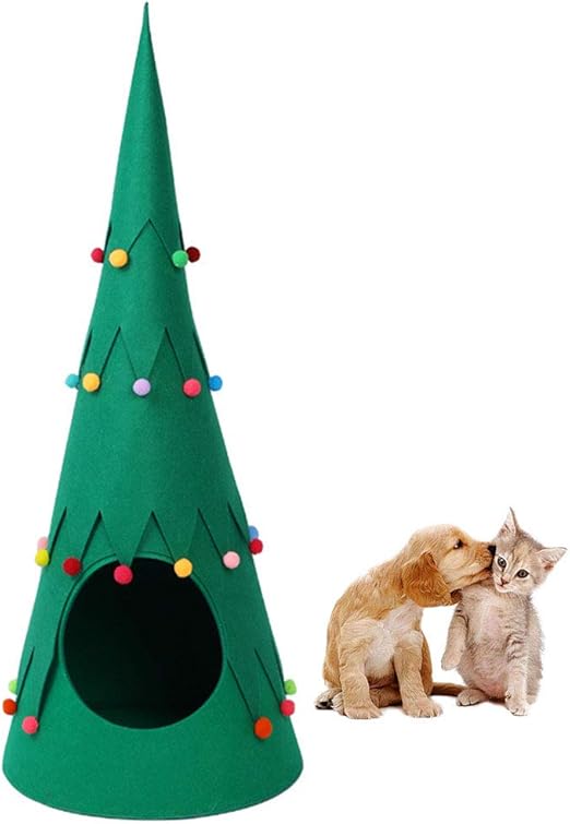 christmas tree shaped cat tree