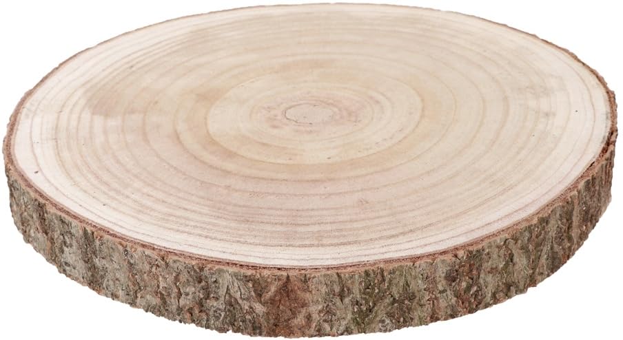 Chaks Ultra Large Wooden Log 3.5 cm Natural Flat Diameter 35-38 cm