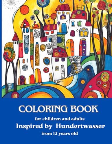 Amazon.com: Artiful Hundertwasser Inspired Coloring Book: A