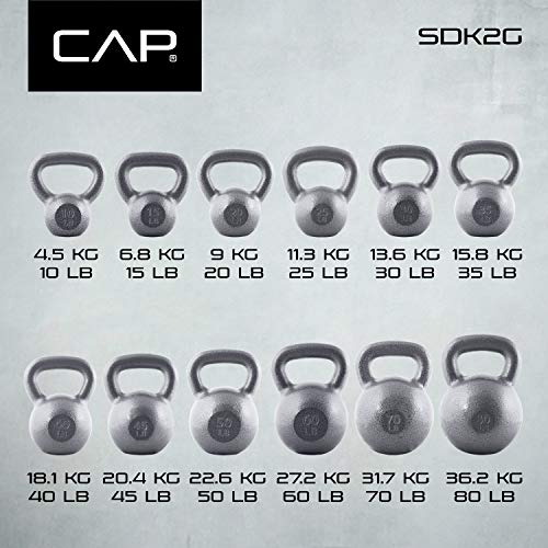 WF-Athletic-Supply-Hammerstone-Cast-Iron-Kettlebell-13-10-80-Pounds-Core-Strength-Functional-Fitness-and-Weight-Training-Set-Free-Weight-Equipment-Accessories