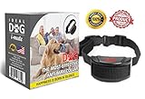 Ideal Dog No Bark Collar - Adjustable Anti Bark Training Collar - Suitable For All Dog Breeds - Non-Harmful & Humane Static Stimulation - 7 Progressive Warning Levels - Black Color