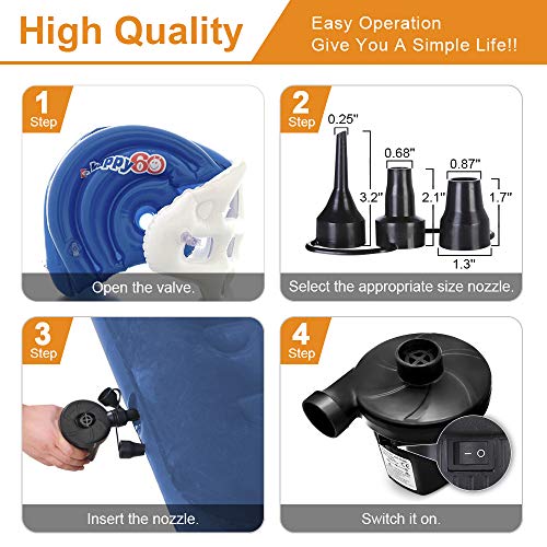 2 Electric+Vocado+Portable+Quick+Fill+Inflator