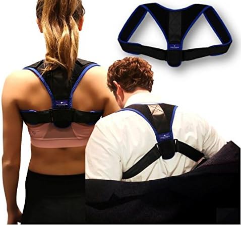 Posture Corrector Back Brace by STRAIGHT ARROW. Adjustable, Comfortable and Gentle Clavicle Support Brace - Suitable for Men &amp; Women - Fix Poor Posture - Relieve Back Pain &amp; Discomfort