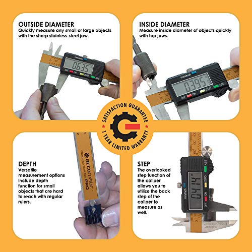 Gyros Digital Caliper Measuring Tool 6 Inch Stainless Steel