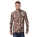 Realtree Men's Long Sleeve 1/4 Performance Shirt, Large, Realtree Xtra