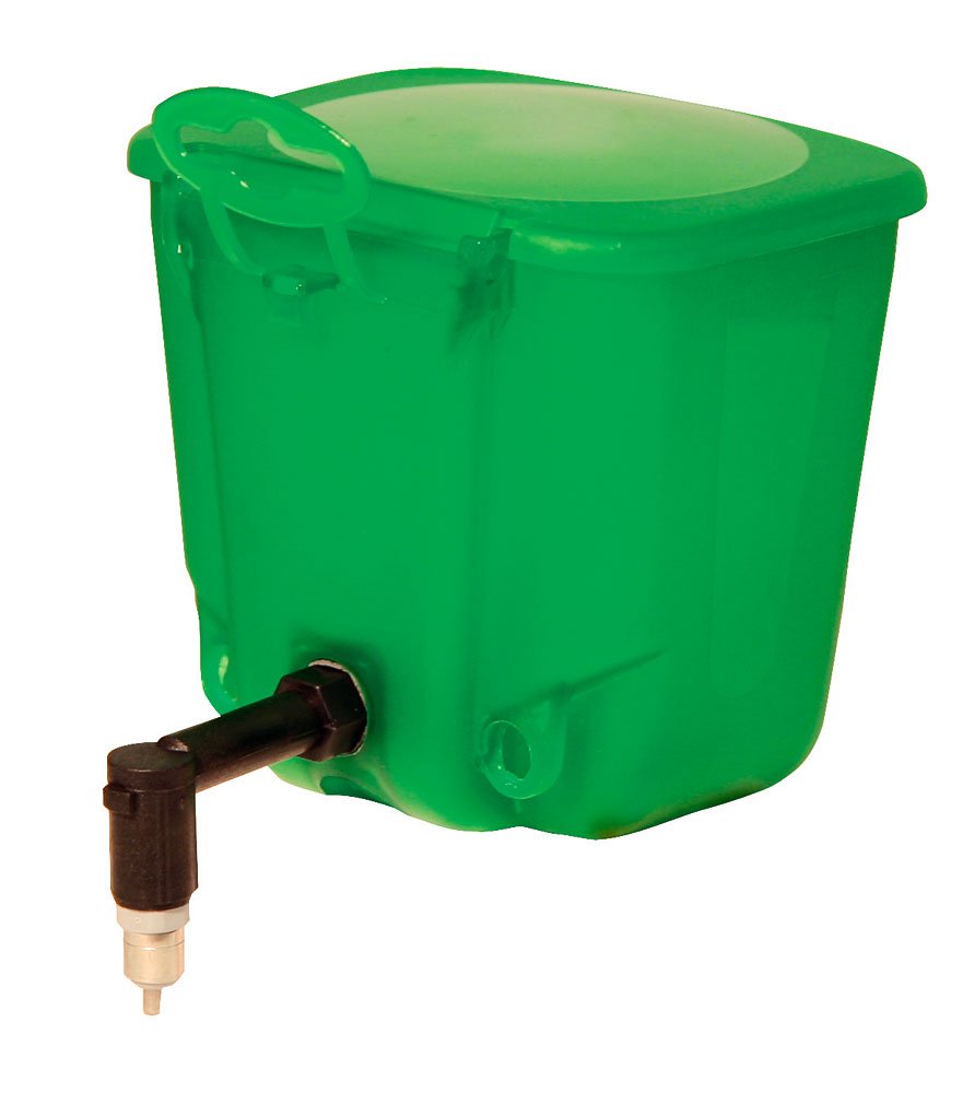 Kerbl Rabbit Plastic Drinking Trough, 500 ml, Green