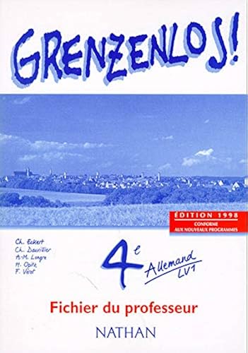 Download Grenzenlos, 4e, LV1. LIvre du professeur PDF